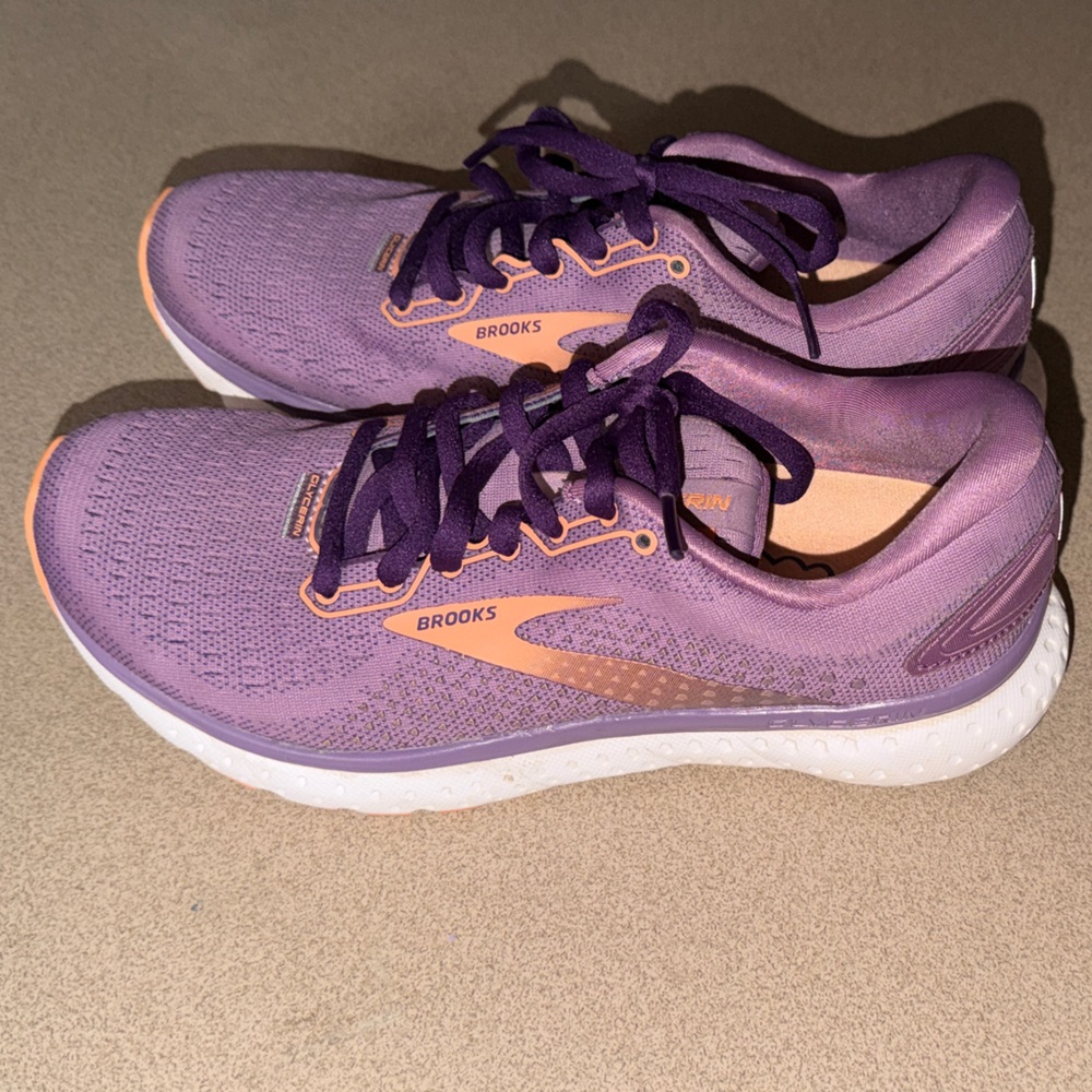 Brooks Women's Athletic Shoes in Purple and Orange - Picture 3 of 3